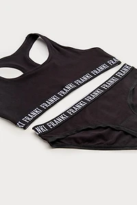 Hello Franki Racerback Sports Bra And Panty Set for girls