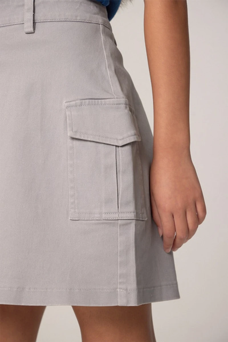 Hello Franki Twill Cargo Skirt for girls