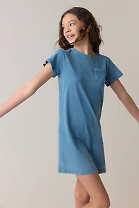 Hello Franki Short Sleeve T-Shirt Dress for girls