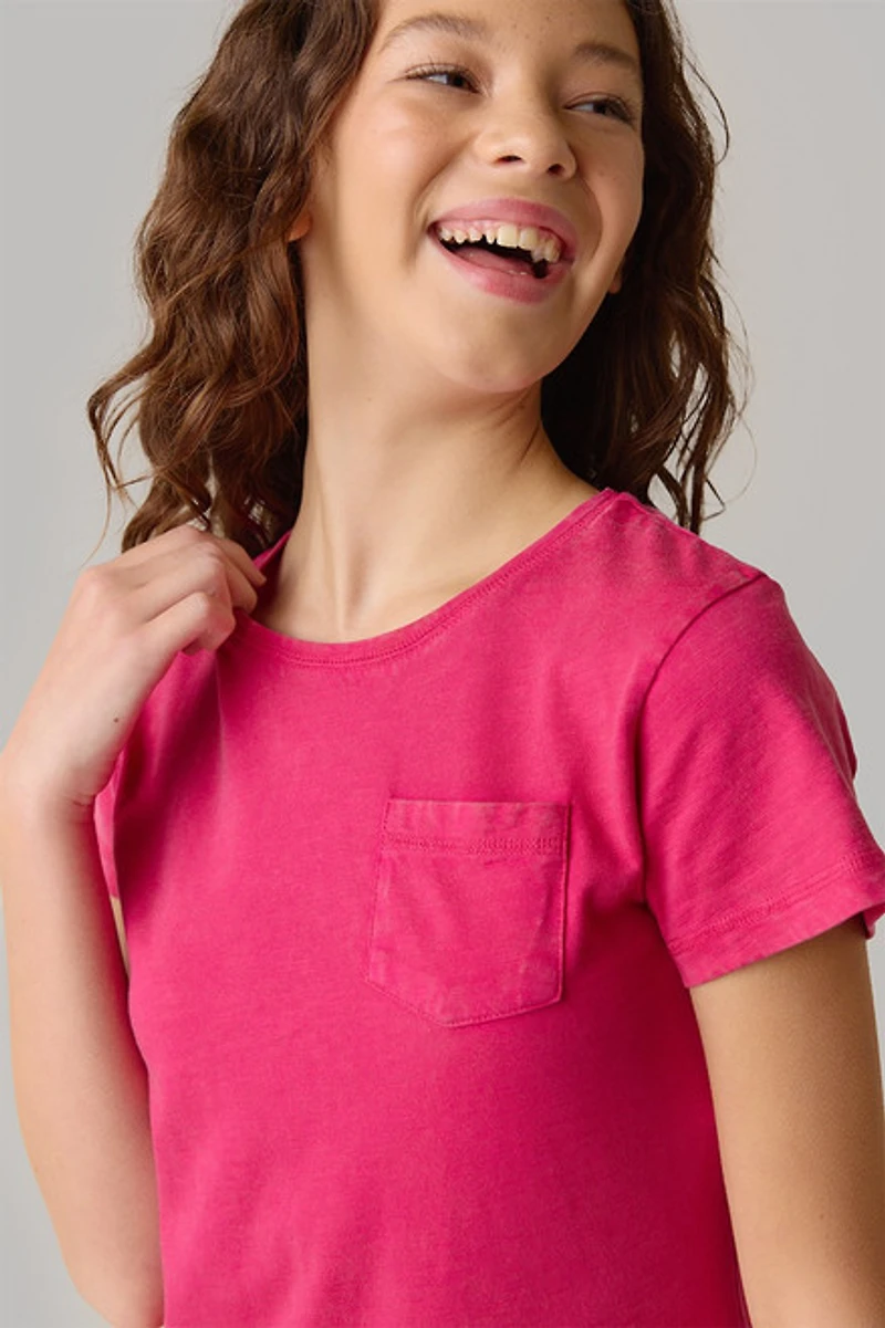 Hello Franki Short Sleeve T-Shirt Dress for girls