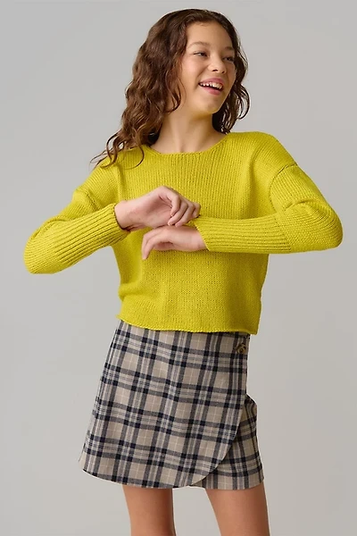Hello Franki Plaid Skort for girls