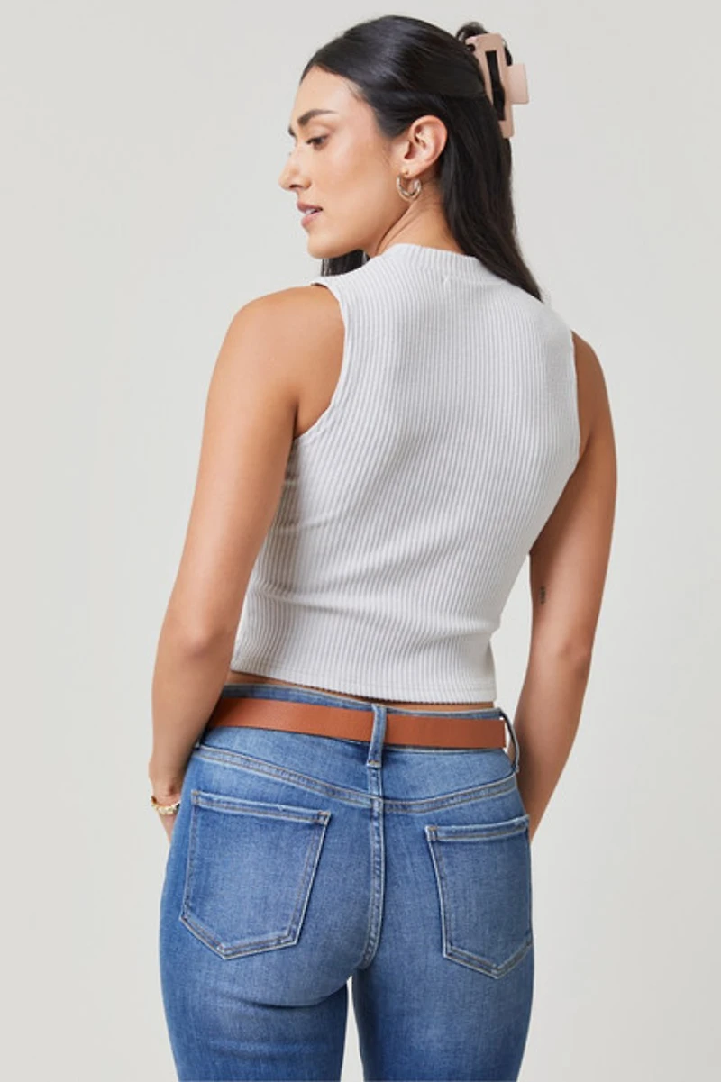 Christie Brushed Rib Tank Top