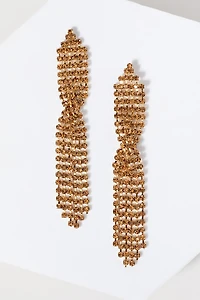Donna Twisted Linear Earrings