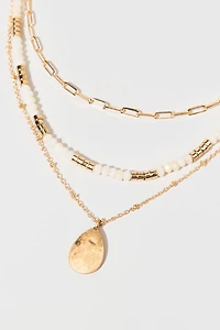 Alyson Layered Gold Pendant Necklace