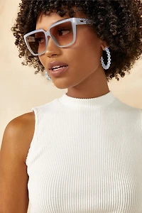 Hailee Mock Neck Ribbed Tank Top