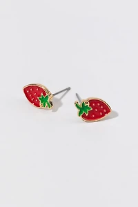 franki Strawberry Stud Earrings for Girls