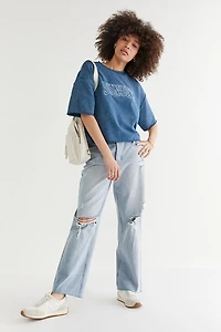 Sunset Washed Short Sleeve Sweatshirt