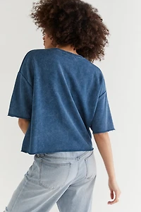Sunset Washed Short Sleeve Sweatshirt