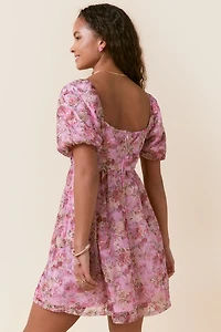 Sandi Floral Baby Doll Mini Dress