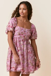 Sandi Floral Baby Doll Mini Dress