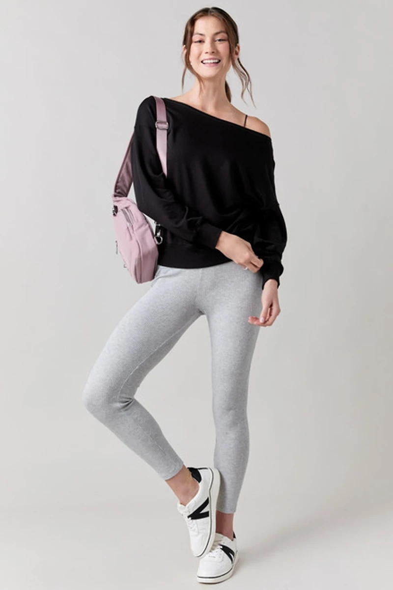 Angelina Off The Shoulder Sweatshirt