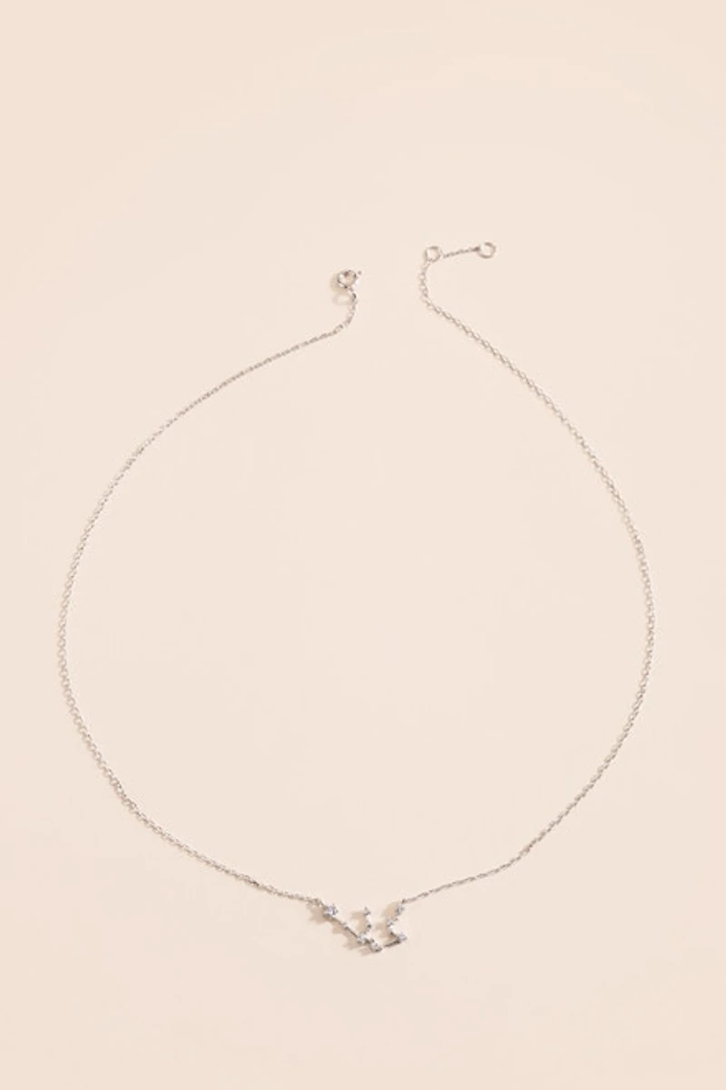 Zodiac Constellation Pendant Necklace