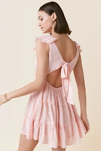 Jocelyn Ruffle Swing Mini Dress