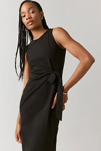 Dora Side Knot Midi Dress