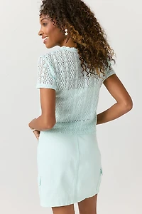 Ina Cargo Pocket Denim Skirt