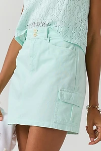 Ina Cargo Pocket Denim Skirt