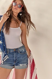 Gracie Crew Neck Slinky Tank