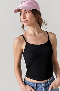 Gracie Crew Neck Slinky Tank