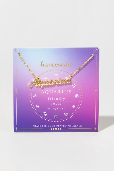 Zodiac Script Pendant