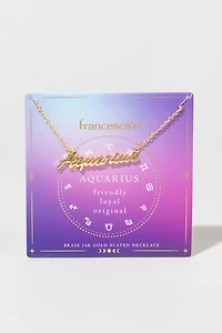 Zodiac Script Pendant