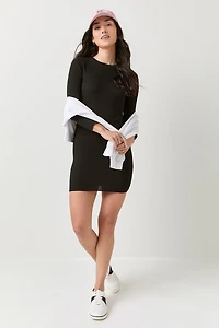 Elaine Rib Knit Mini Dress