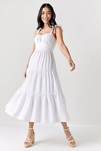 Marci Tie Strap Midi Dress