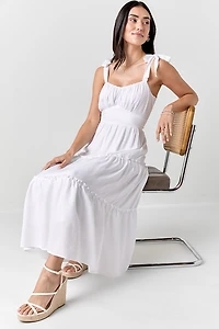 Marci Tie Strap Midi Dress