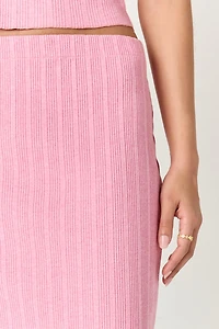 Fanny Textured Knit Midi Skirt