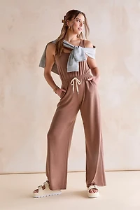 Juliana Henley Sleeveless Jumpsuit