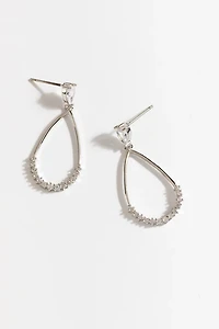 Elaine Crystal Drop Earrings