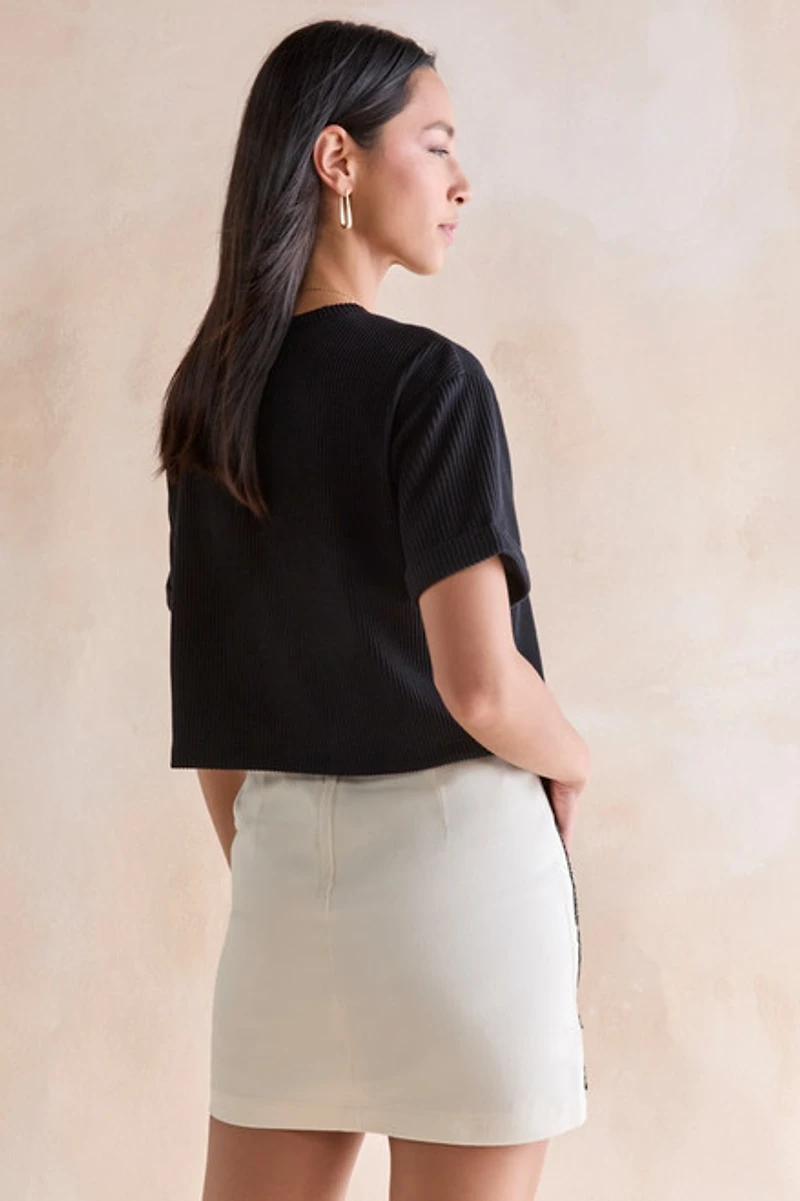 Chrissy Boxy Soft Rib Knit Top