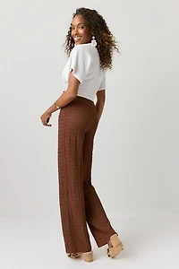 Susanne Bubble Knit Palazzo Pants