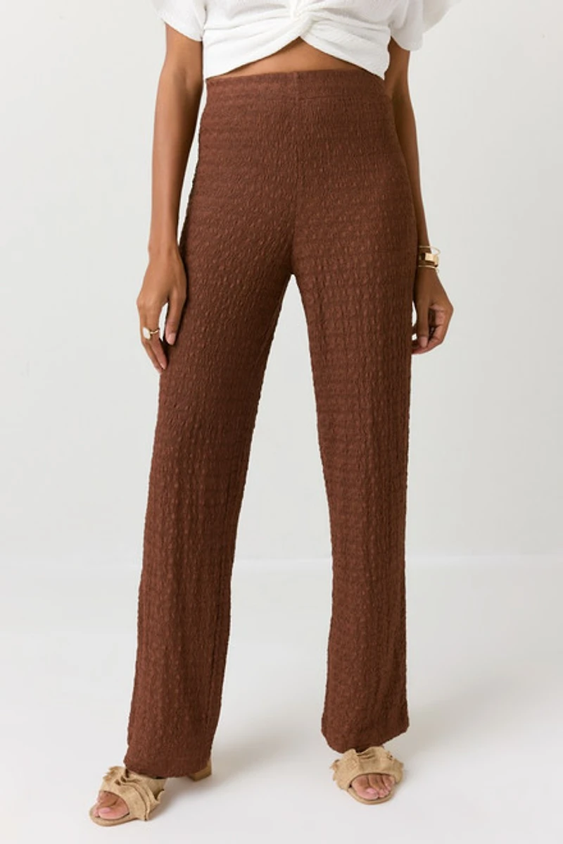 Susanne Bubble Knit Palazzo Pants