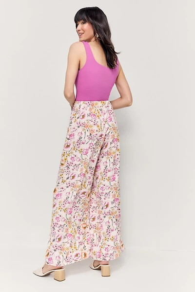 Jayne Floral Print Fluid Pants