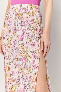 Jayne Floral Print Fluid Pants