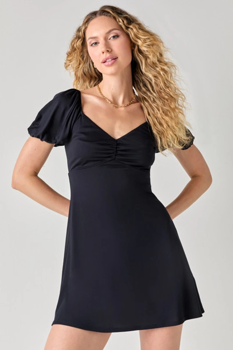 Jessie Cinch Front Cupro Mini Dress