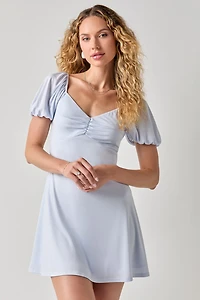 Jessie Cinch Front Cupro Mini Dress