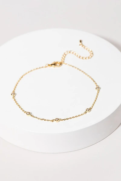 Florence Gold Chain Station Bracelet