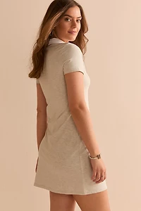 Ashley Jersey Polo Mini Dress