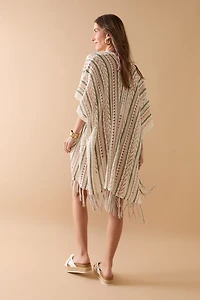 Mae Multi Striped Kimono