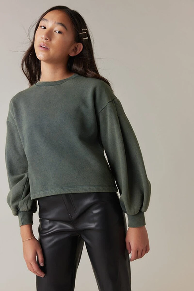 Hello Franki Crop Sweatshirt for girls