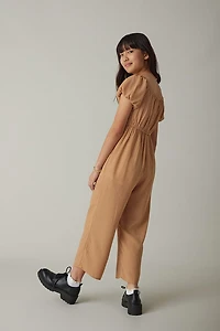 Hello Franki Smock Gingham Jumpsuit for girls
