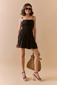 Kim Ruched A Line Upper Mini Dress