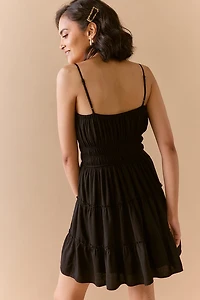 Kim Ruched A Line Upper Mini Dress