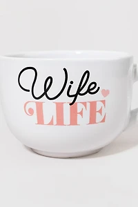 Wife Life Cappuccino Mug