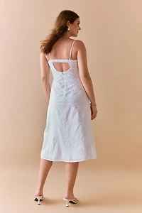 Vera Emma Upper Open Back Midi Dress