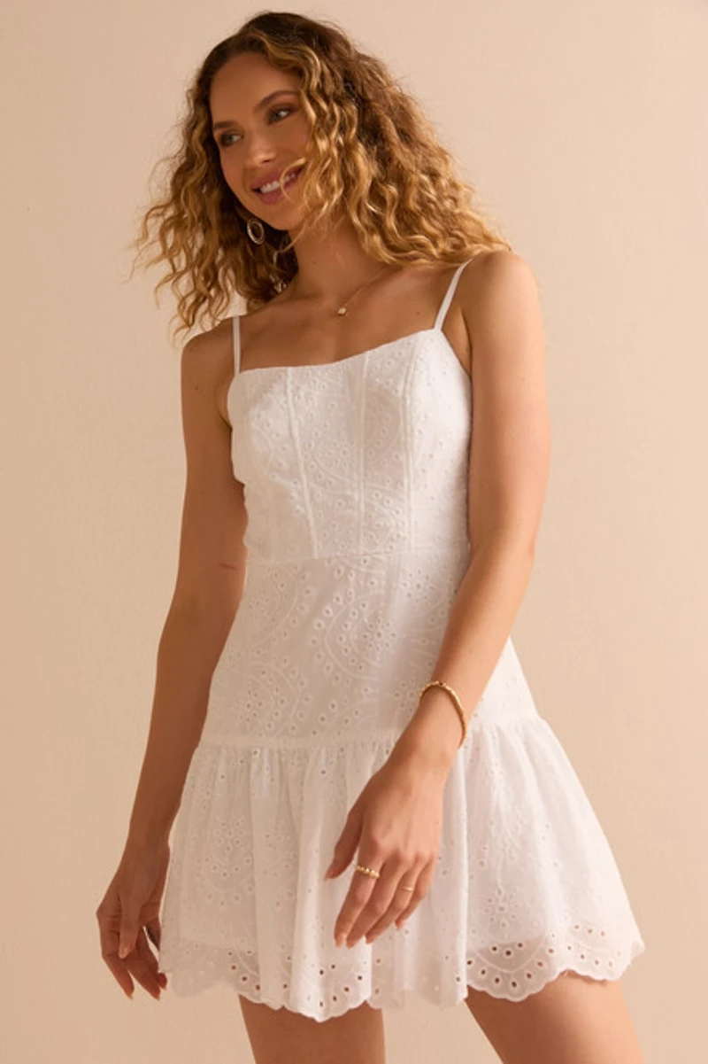 Kayla Corset Fit And Flare Mini Dress