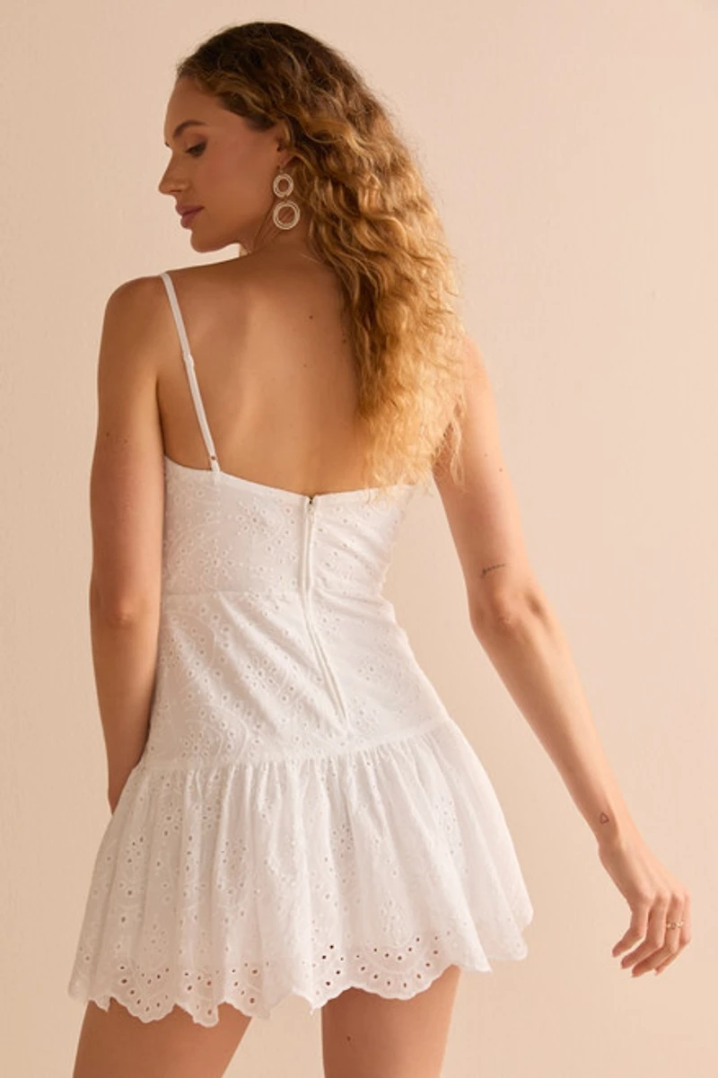Kayla Corset Fit And Flare Mini Dress
