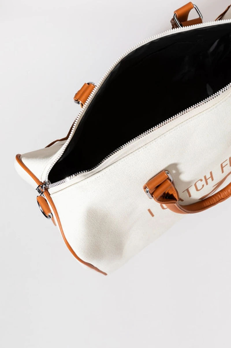 I Catch Flights Not Feelings Canvas Handbag
