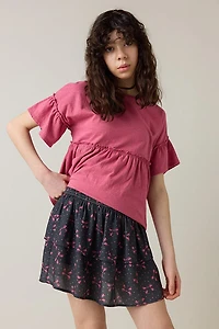 Hello Franki Mira Smocked Tiered Skort for girls